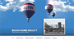 Desktop Screenshot of beachhomerealty.com